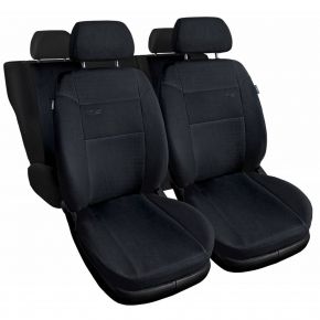Huse auto universale textile RS negre potrivite pentru Alfa Romeo 147