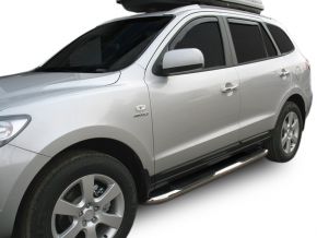 Trepte scări din inox pentru Hyundai Santa Fe 2006-2012