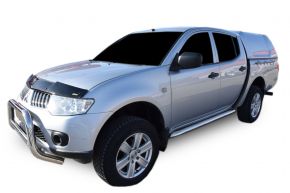 Trepte scări din inox pentru Mitsubishi L200 2007-2016 4D (76mm)