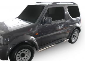 Trepte scări din inox pentru Suzuki Jimny 1998-2018 3D