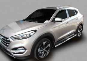 Trepte scări din inox pentru Hyundai Tucson 2015-2020