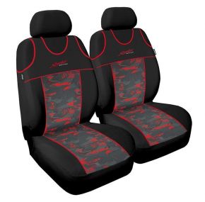 Husă scaune mașină Stylus, roșu pentru față  2bc 