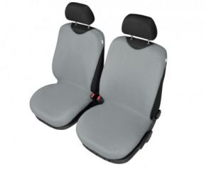 Husă scaune mașină SHIRT COTTON pentru scaunule din față cenușie Dacia Duster