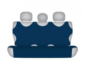 Husă scaune mașină COTTON pentru bacheta din spate întreagă albastru închis Kia Sportage do 2012