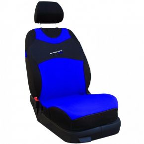 Husă scaune mașină Sport Line, albastră, pentru față  2bc 