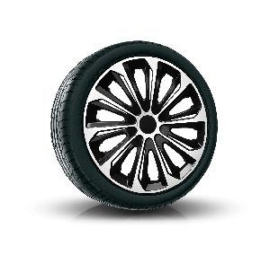 Capace pentru HONDA 16", STRONG DUOCOLOR ALB-NEGRU 4bc 