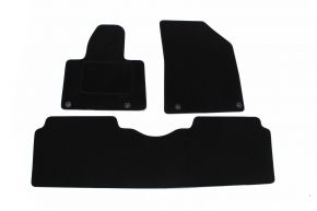 Covorase auto dedicate din velur pentru Citroen C5 2008-2017 (3 buc.)
