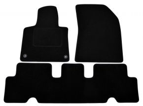 Covorase auto dedicate din velur pentru Citroen C4 Picasso 2013-2019 5m (5 locuri) (3 buc.)