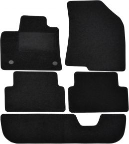 Covorase auto dedicate din velur pentru Dacia Jogger 2022- (7 locuri) (5 buc.)