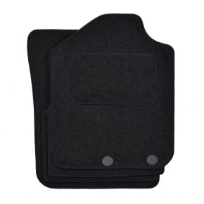 Covorase auto dedicate din velur pentru Dacia Spring 2021- (4 buc.)