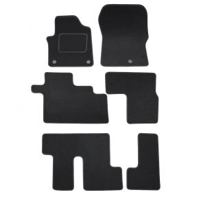 Covorase auto dedicate din velur pentru Hyundai Staria 2021- (9 locuri) (6 buc.)