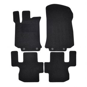 Covorase auto dedicate din velur pentru Mercedes R-Class 2011-2015 (4 buc.)