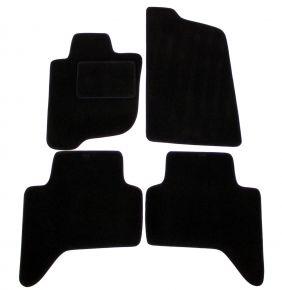 Covorase auto dedicate din velur pentru Mitsubishi L200 2006-2015 (4 buc.)