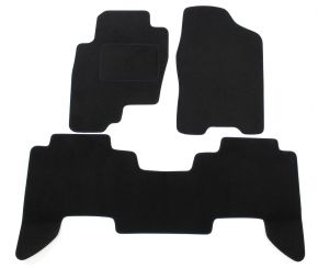 Covorase auto dedicate din velur pentru Nissan Pathfinder 2005-2012 (3 buc.)