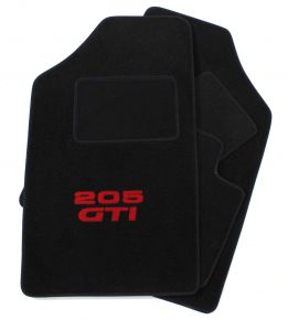 Covorase auto dedicate din velur pentru Peugeot 205 GTI 1986-2003 (4 buc.)
