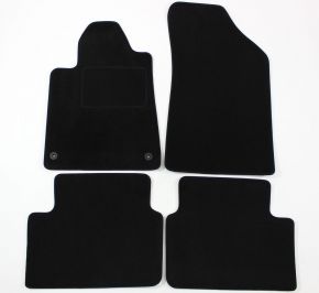 Covorase auto dedicate din velur pentru Peugeot 407 2004-2011 (4 buc.)