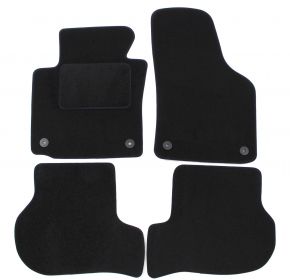 Covorase auto dedicate din velur pentru Seat Leon 2006-2012 (4 buc.)