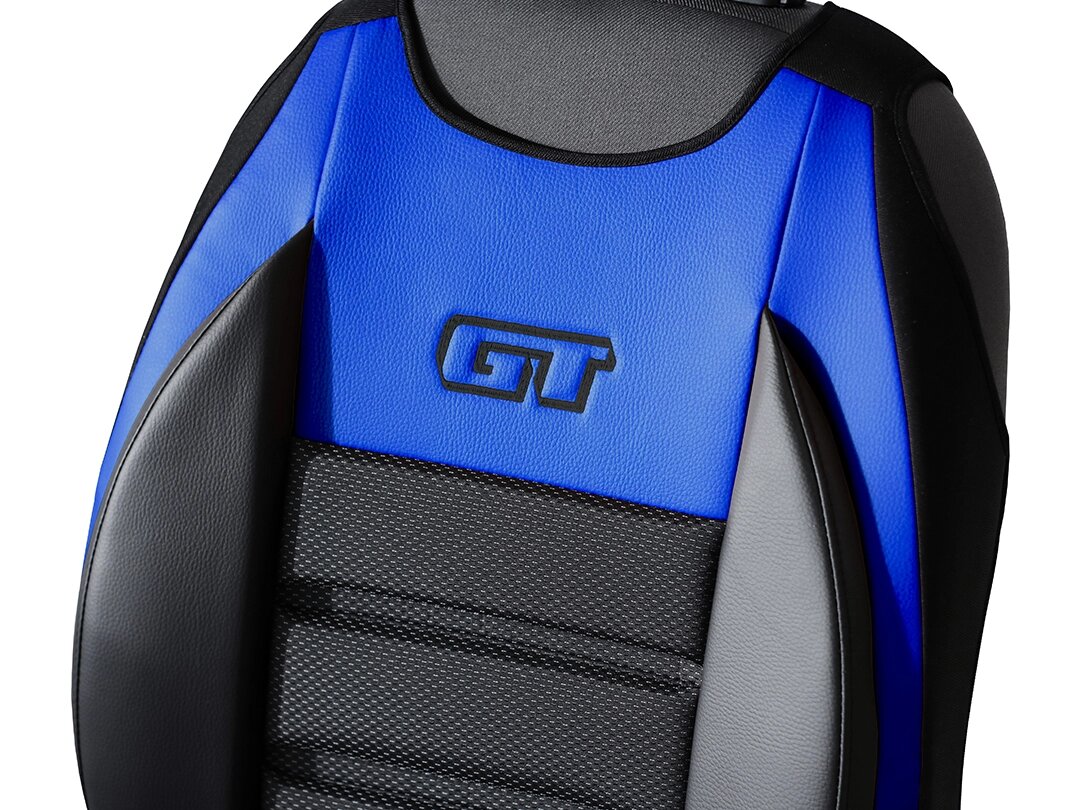 Detaliu spatar GT Ergonomic cu piele ecologica si material textil