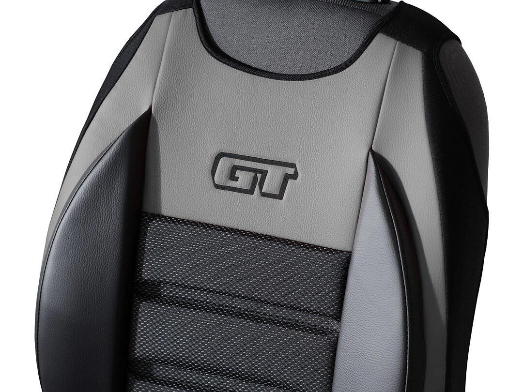 Detaliu spatar GT Ergonomic cu piele ecologica si material textil