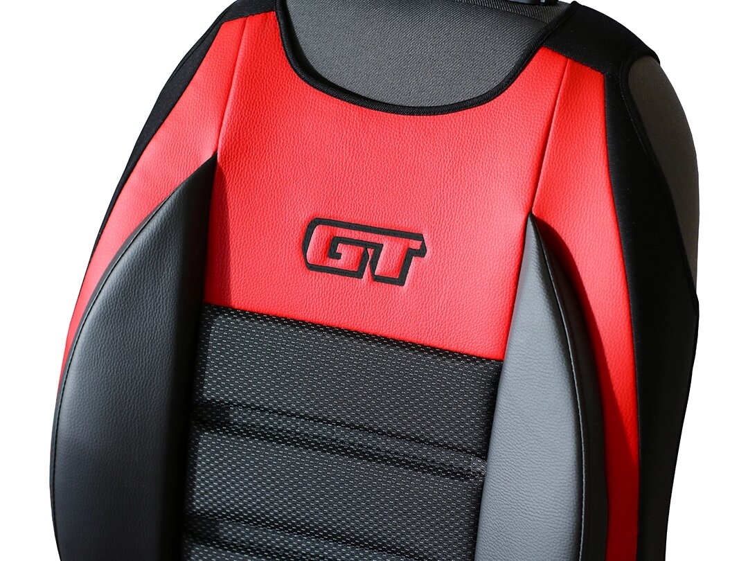 Detaliu spatar GT Ergonomic cu piele ecologica si material textil