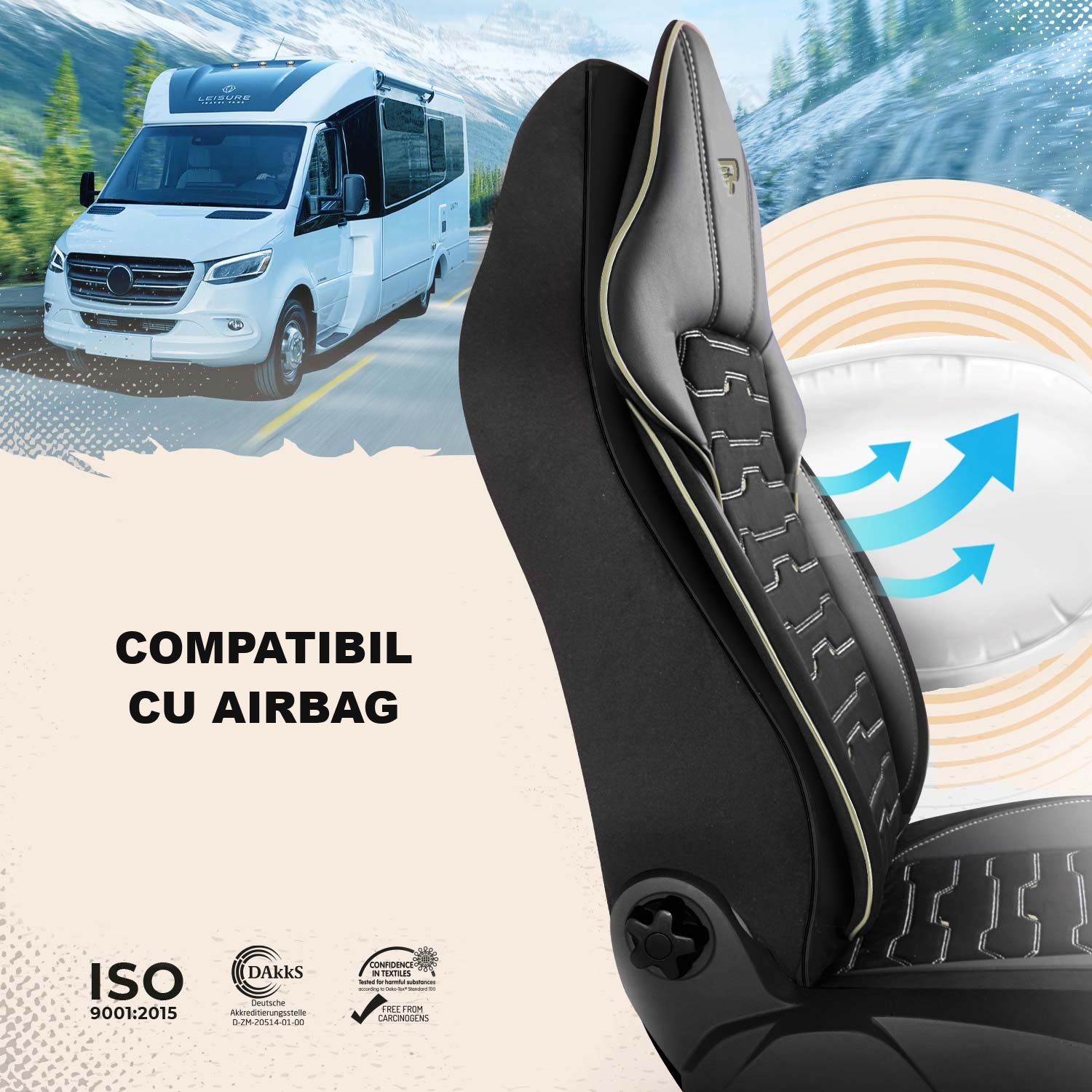 Huse Beirut compatibile cu scaune cu airbaguri laterale