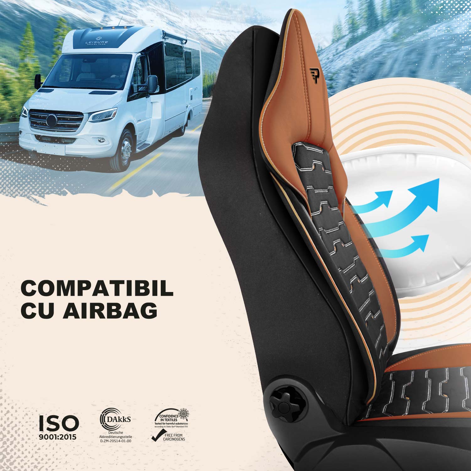 Huse Beirut compatibile cu scaune cu airbaguri laterale