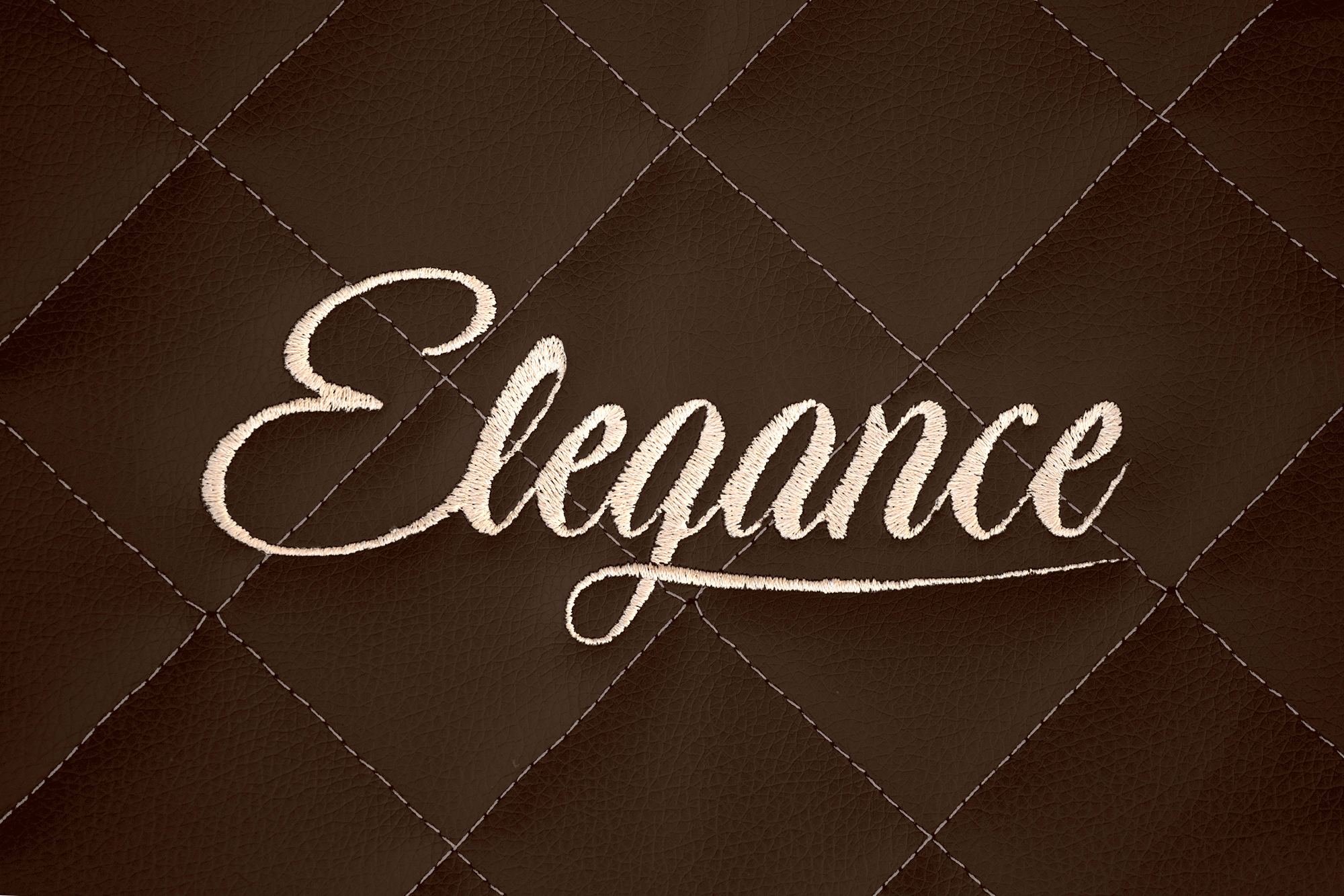 Detaliu al broderiei Elegance: Maro